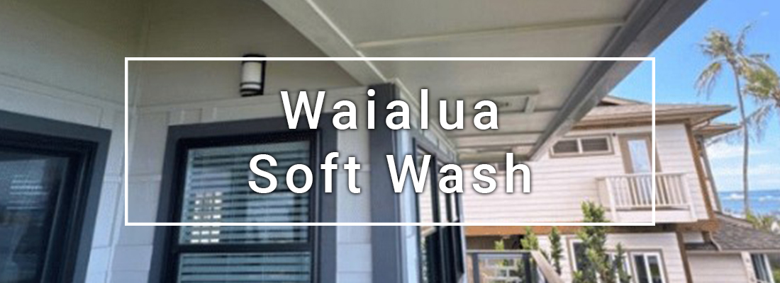 image of Waialua home soft washed by Pacific Spray Wash